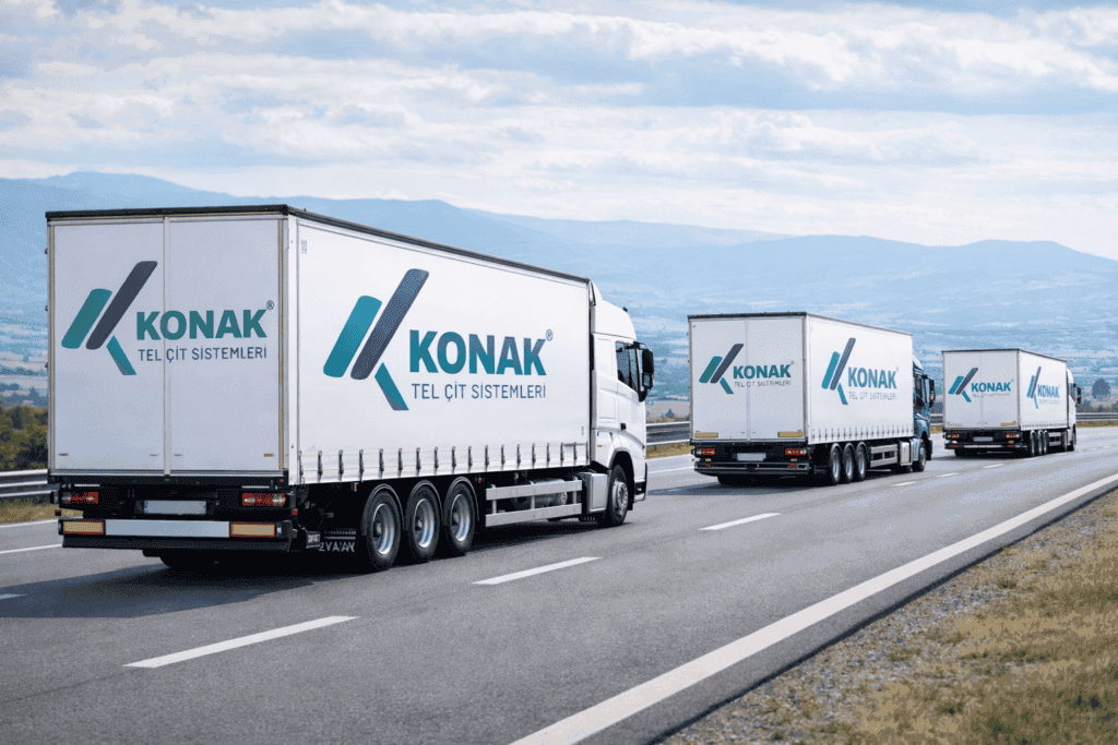 Konak Tel Çit'ten Kosova'ya 3 Tır Panel Çit İhracatı